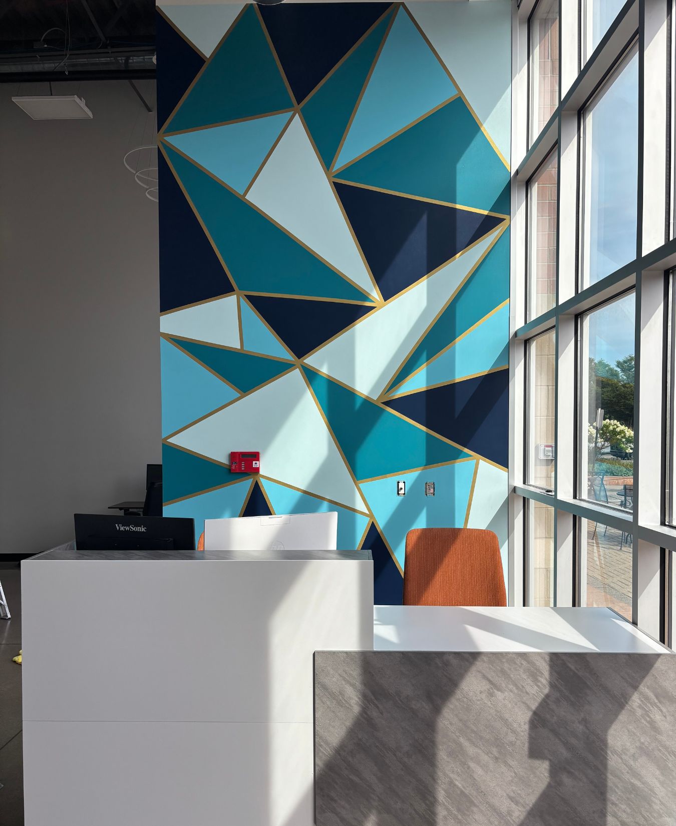 Front desk and lobby at Empowerize